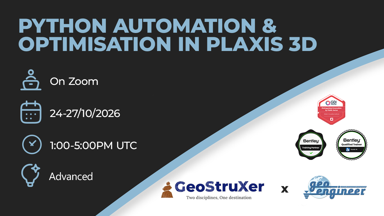 Python Automation & Optimization  in PLAXIS 3D
